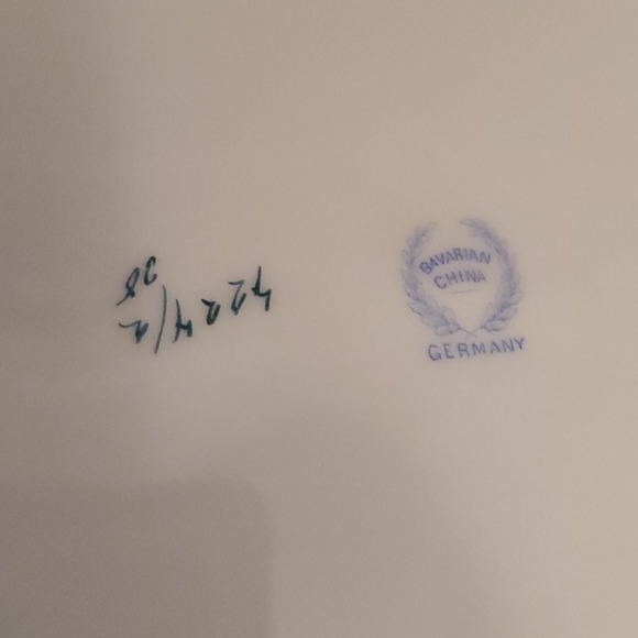 Bavarian China Plate - Picture 2 of 2